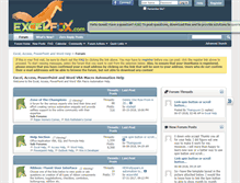 Tablet Screenshot of excelfox.com